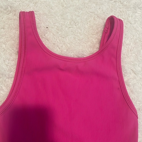 Lululemon power pivot ribbed tank top sonic pink - Picture 4 of 12